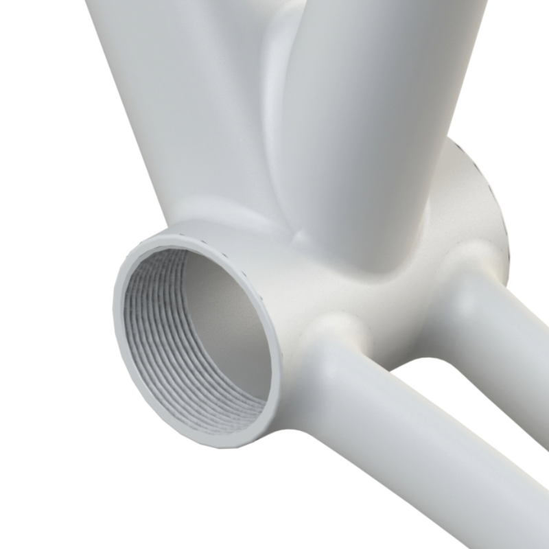 Frame with threaded bottom bracket